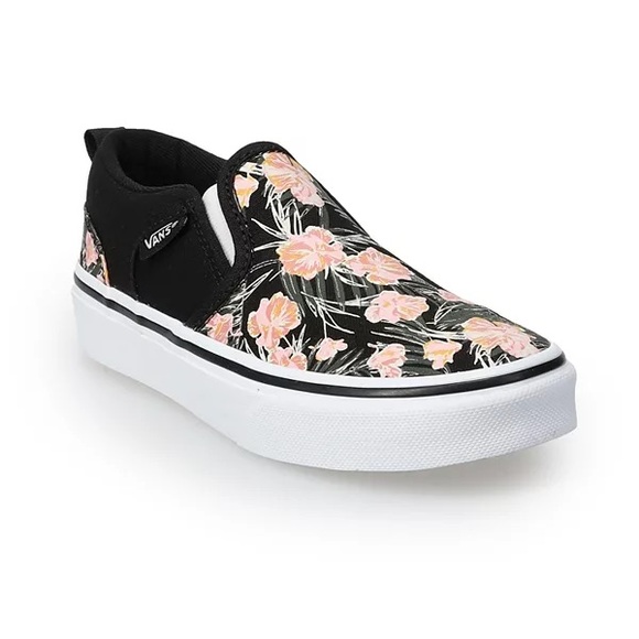 Vans Asher Palm Floral Slip-on Shoes - Picture 6 of 6
